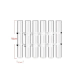 Conjunto Vaso de Tubo Ajustável de Vidro Transparente | GlassGlow