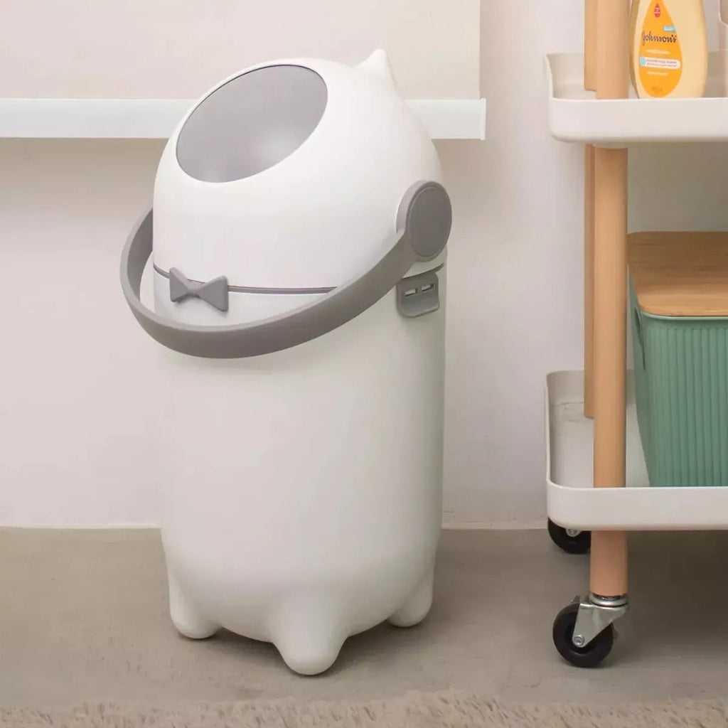 Lixeira Anti Odor com Tampa Selada 10 Litros para Fraldas e Resíduos